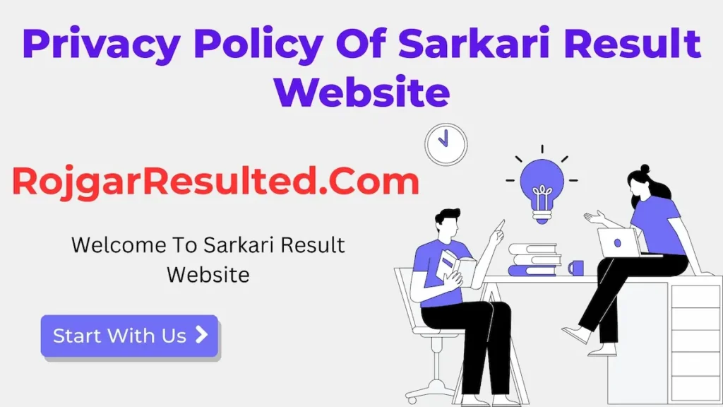 Privacy Policy RojgarResulted.Com
