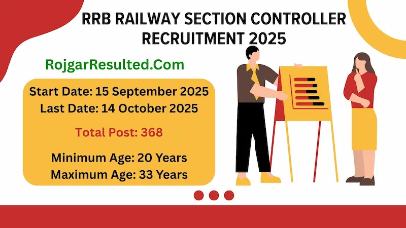 RRB Railway Section Controller Recruitment 2025