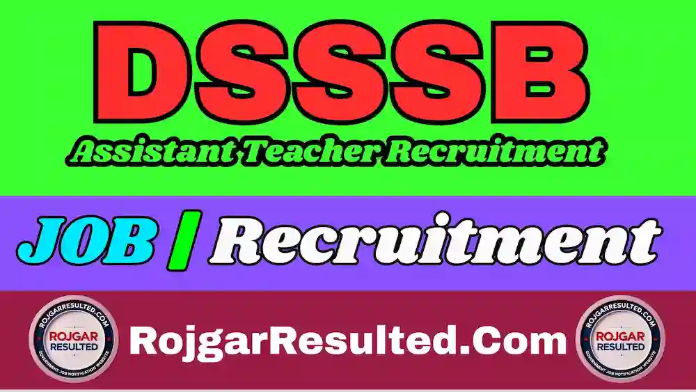 DSSSB Assistant Teacher