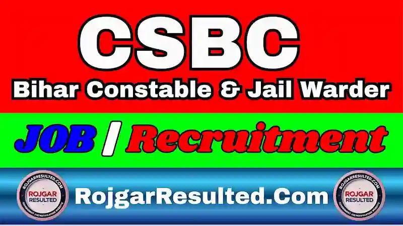 CSBC Bihar Constable